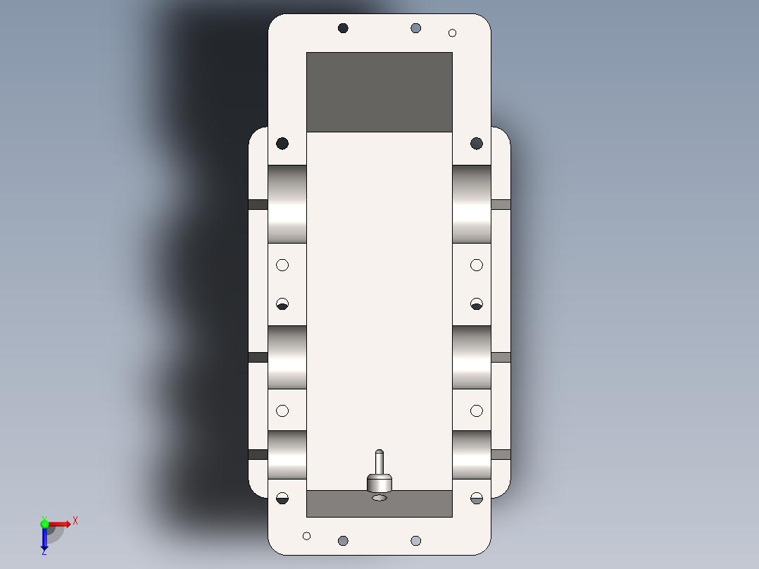 变速箱总成俯视图