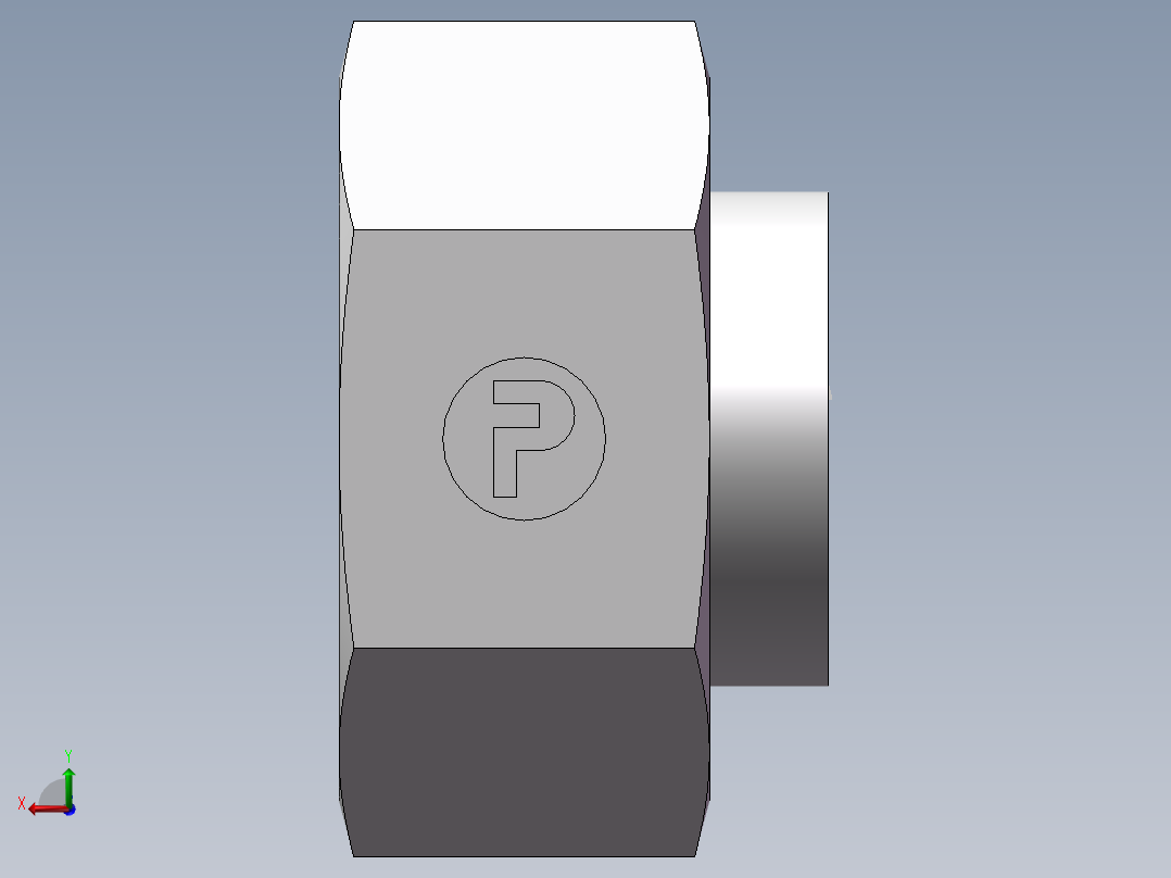 锥孔螺堵、9C-36后视图