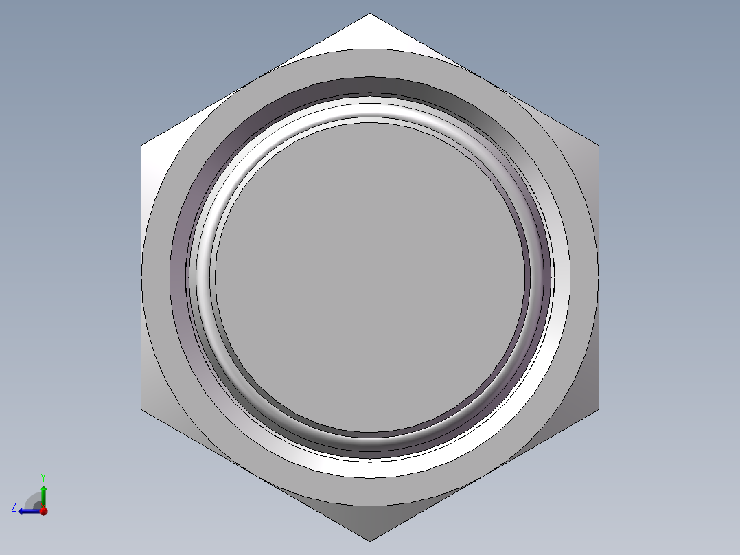 锥孔螺堵、9C-36右视图