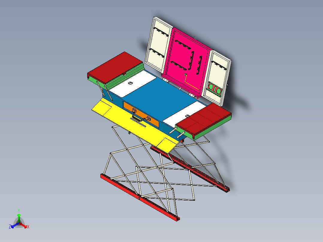 B2004470-便携式工具桌
