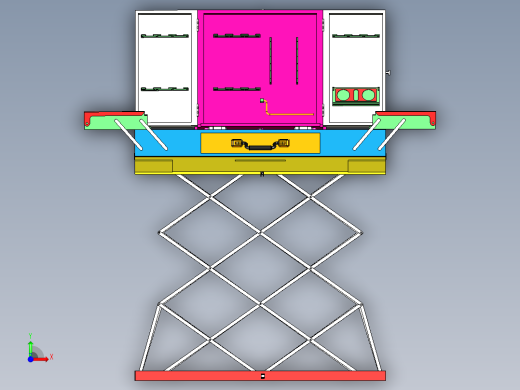 B2004470-便携式工具桌前视缩略图