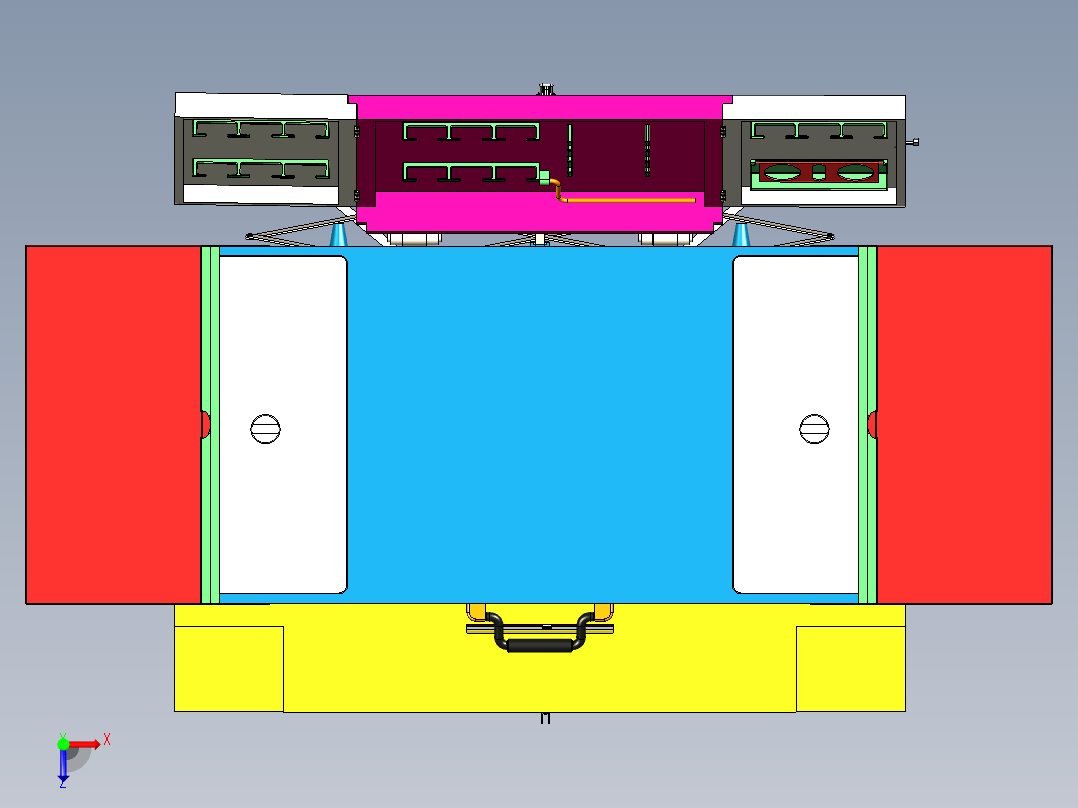 B2004470-便携式工具桌俯视图