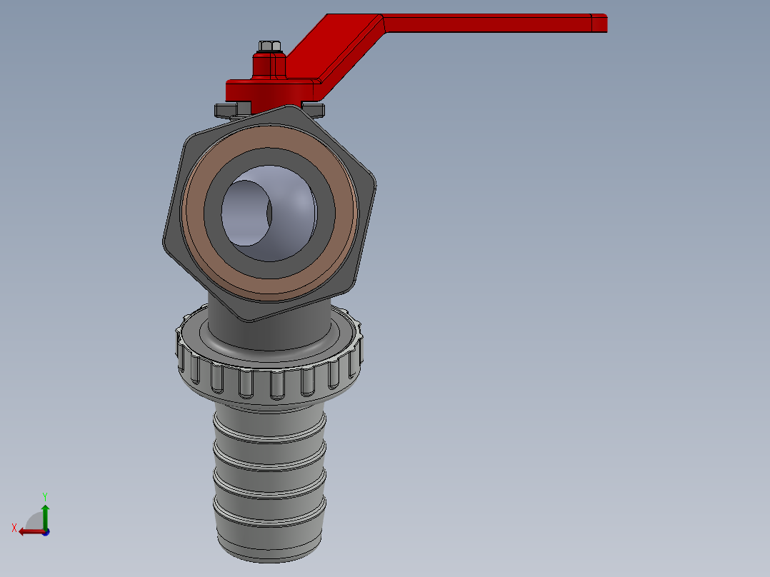 水龙头 花洒(10)后视图