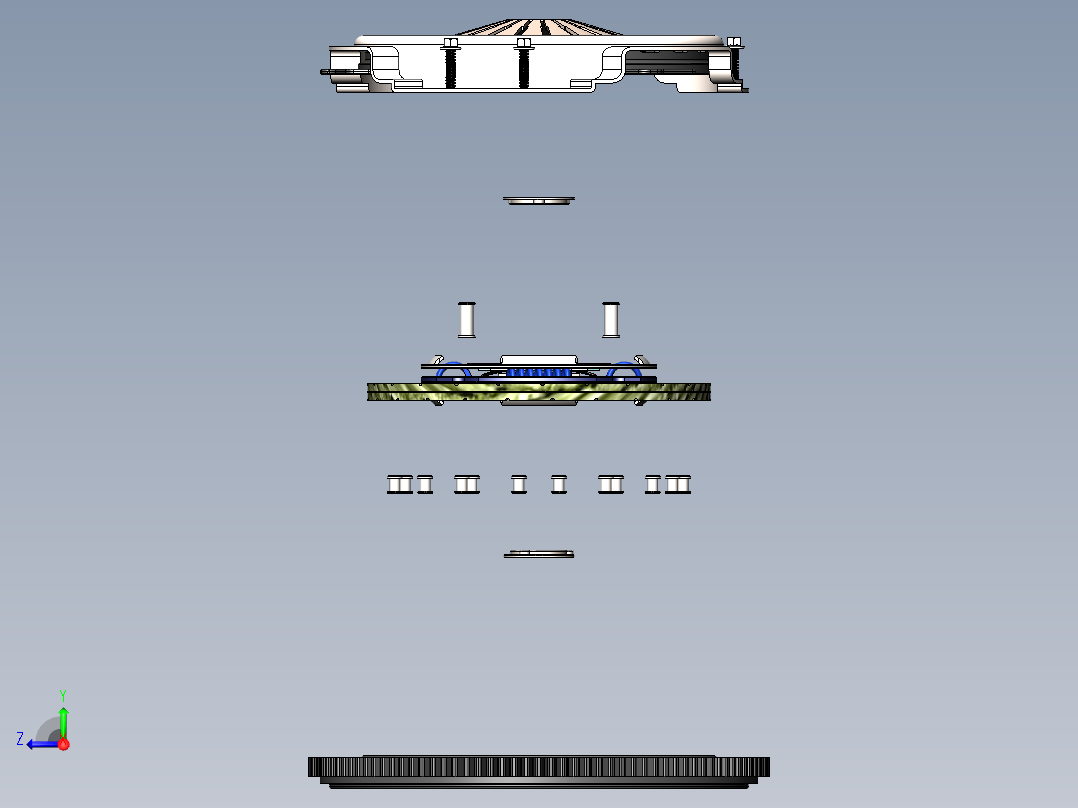 离合器(34)右视图