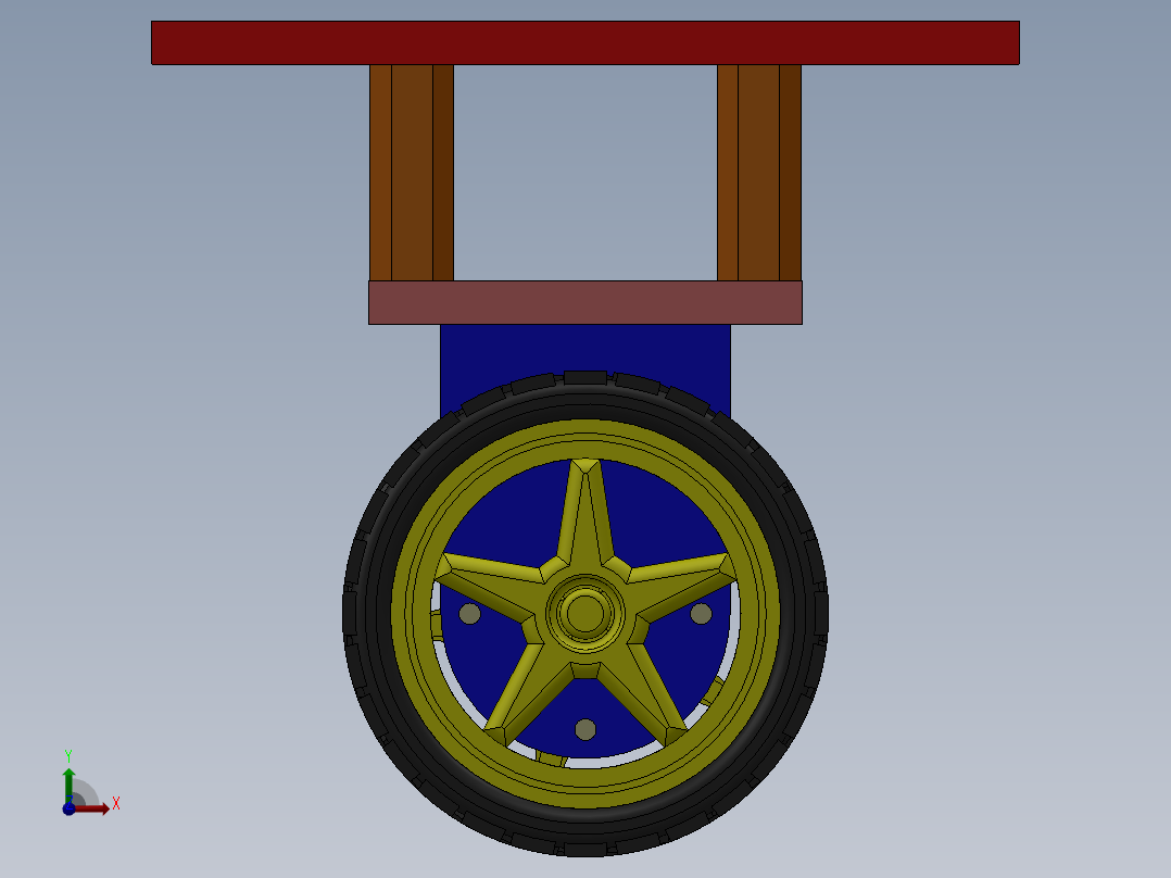 智能平衡车-573564--35前视图