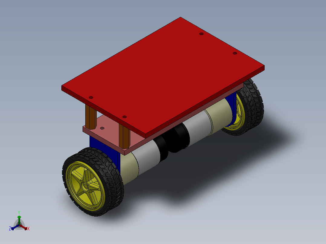 智能平衡车-573564--35正等轴测图