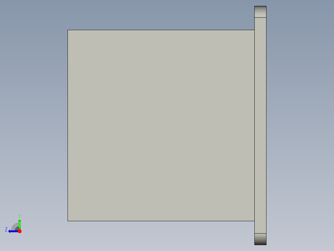 SF120E调速器包含在电机名称中ZB右视图