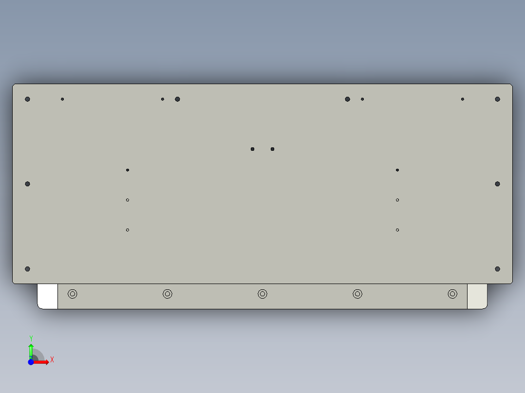 170423A4-NG入口阻挡组件1前视图