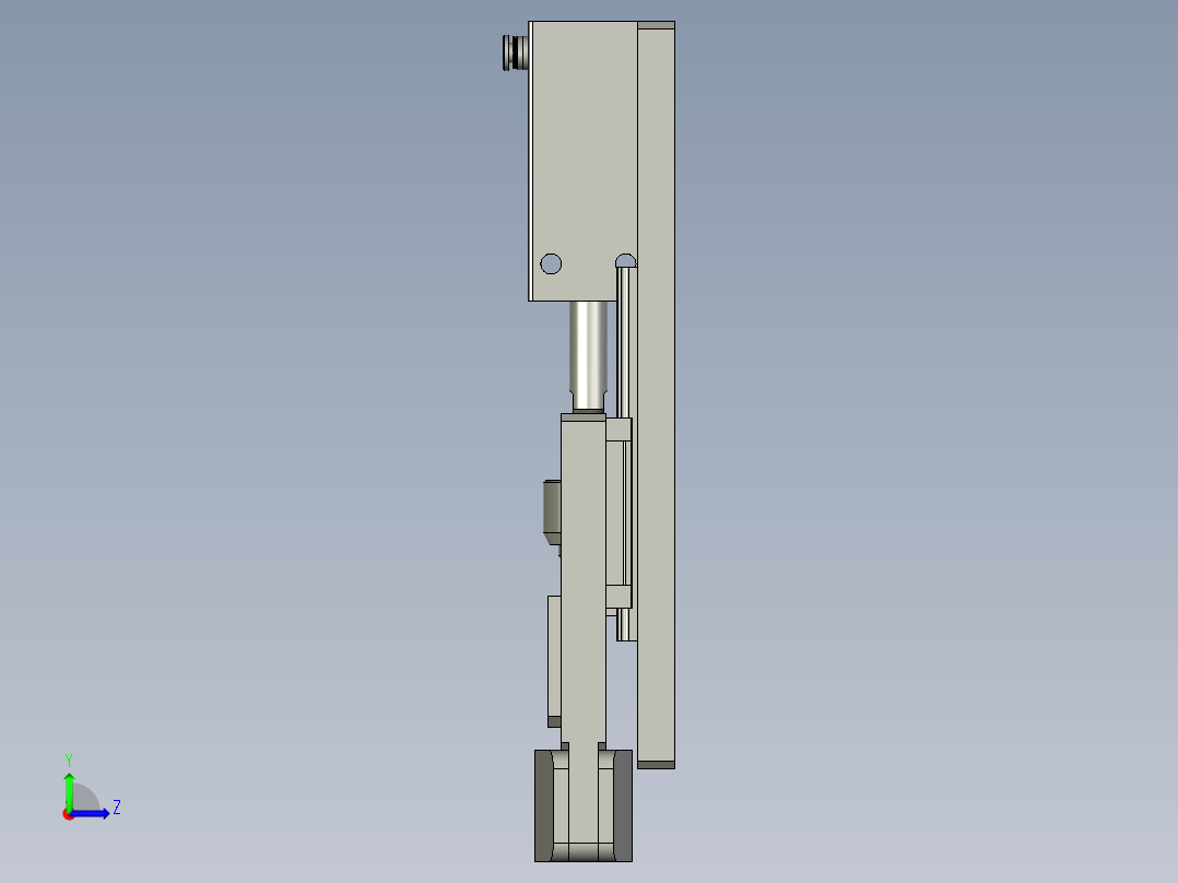 170423A4-NG入口阻挡组件1左视图