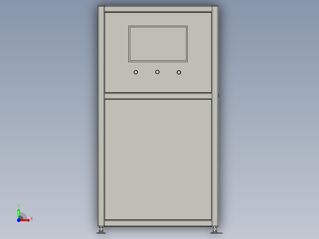 CCD拆跺机组装前视图
