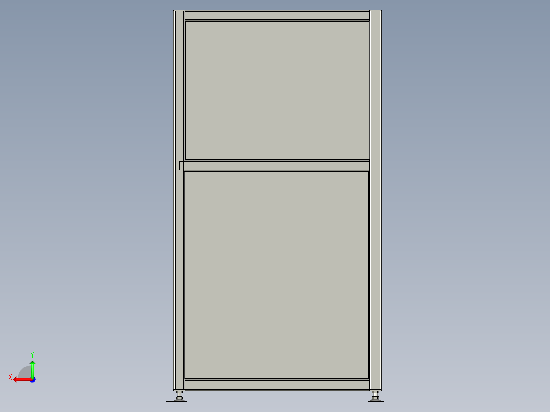 CCD拆跺机组装后视图