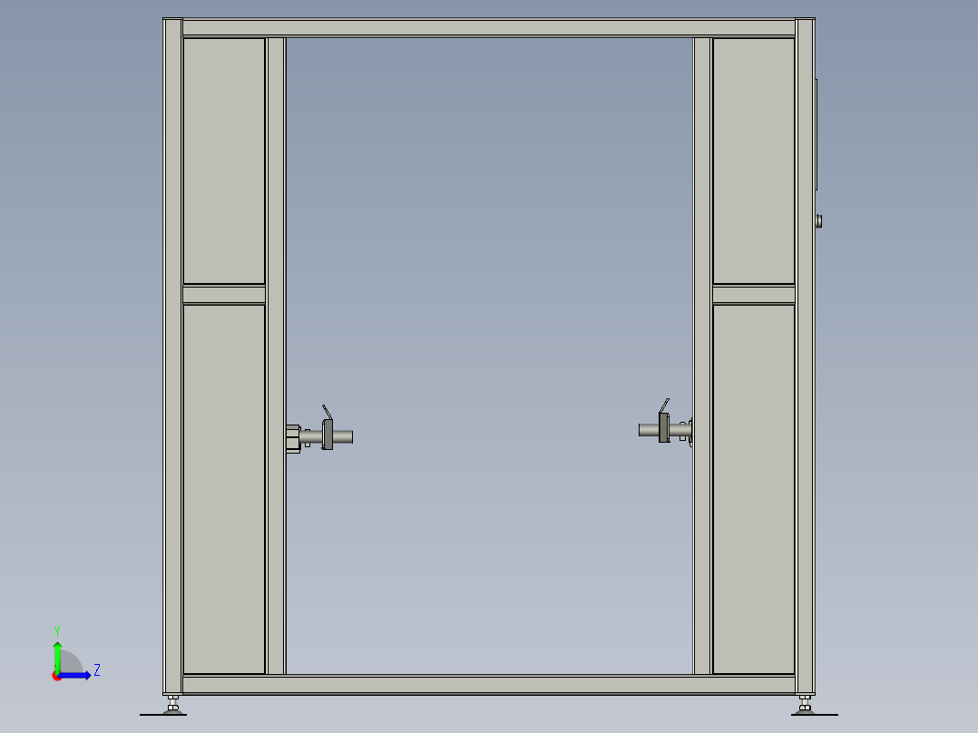 CCD拆跺机组装左视图
