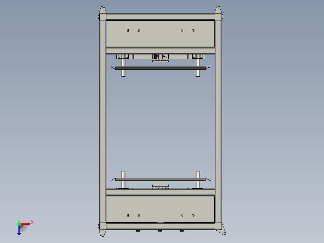 CCD拆跺机组装俯视图