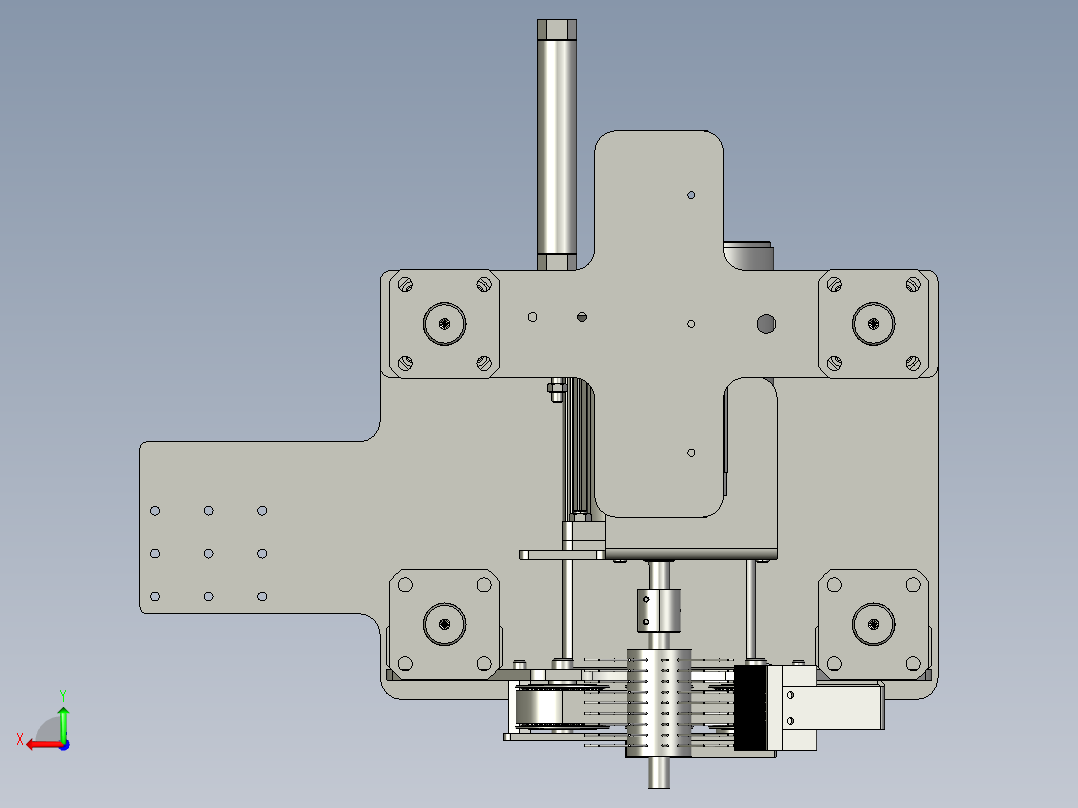 QX1-001-01-清洗机构后视图