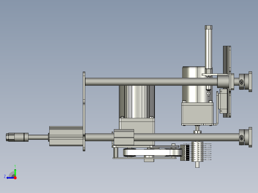 QX1-001-01-清洗机构右视图