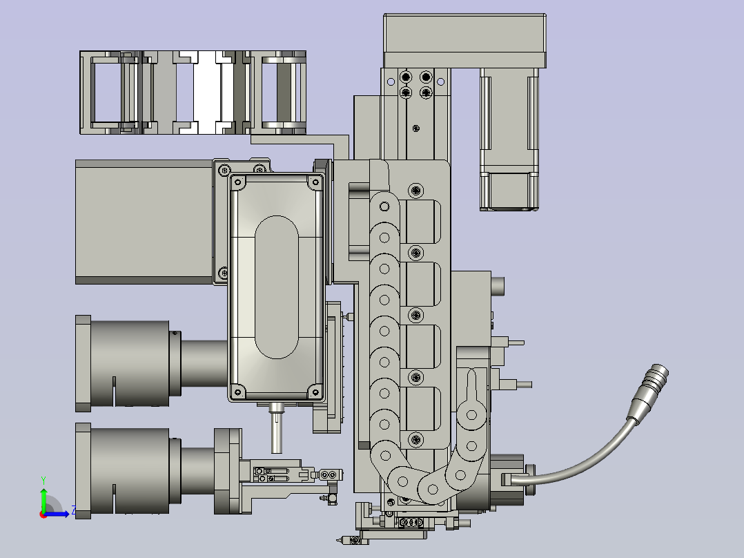 钢片吸取模组-S-1左视图