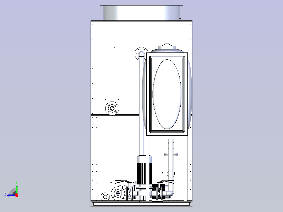 冷却塔 冷水机-- 1581500-110右视图