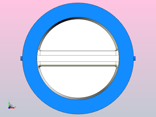 H76H╱Y╱F-PN1.0对夹双板止回阀[H76Y]200前视缩略图