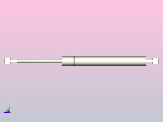 耐腐蚀型氮气弹簧[NSE-15-70-81.3]右视缩略图