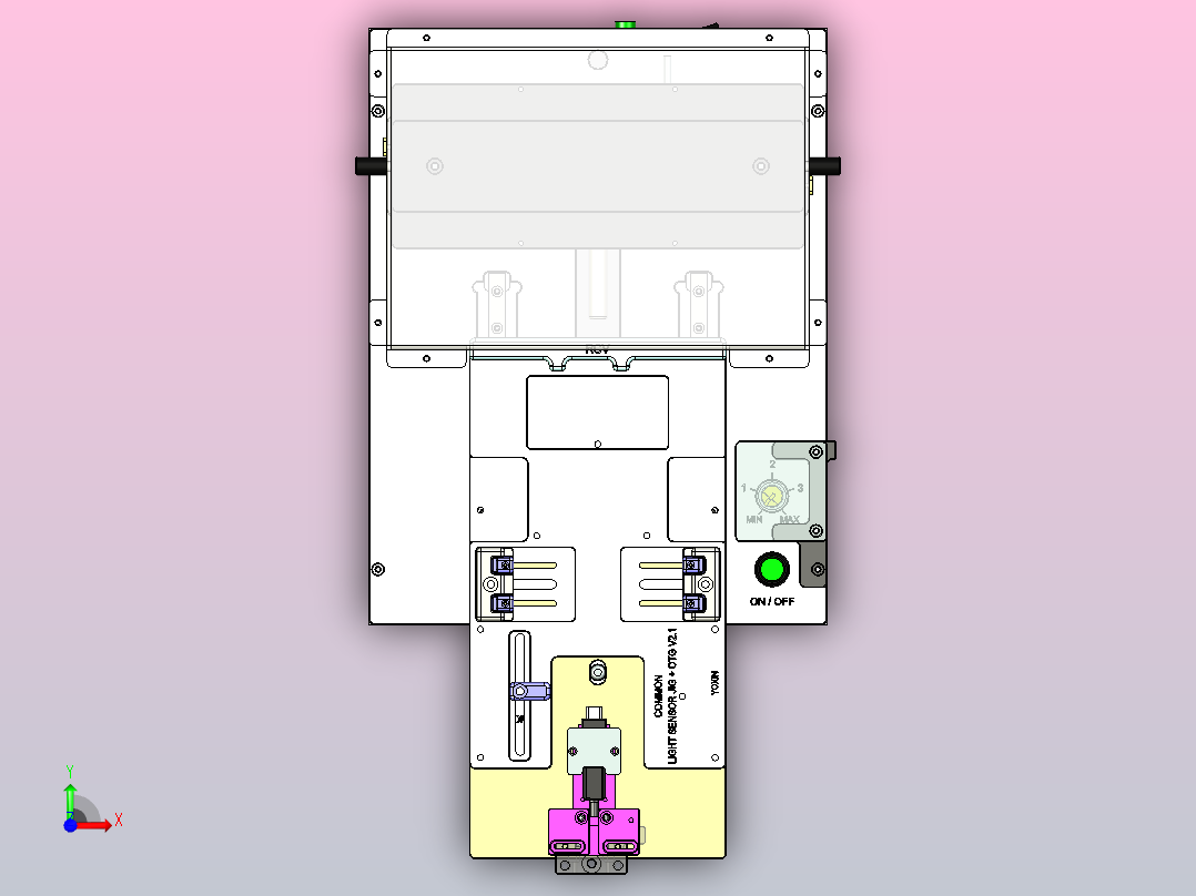 压装治具工装40前视图