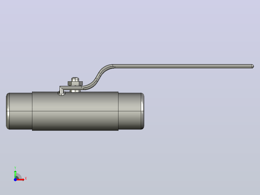 Q21F外螺纹球阀[10]前视图