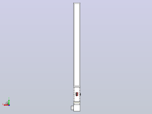 伺服电机集成皮带传动直线执行器TPA-OCB-140-256-L1550-LP-P75-N3后视缩略图