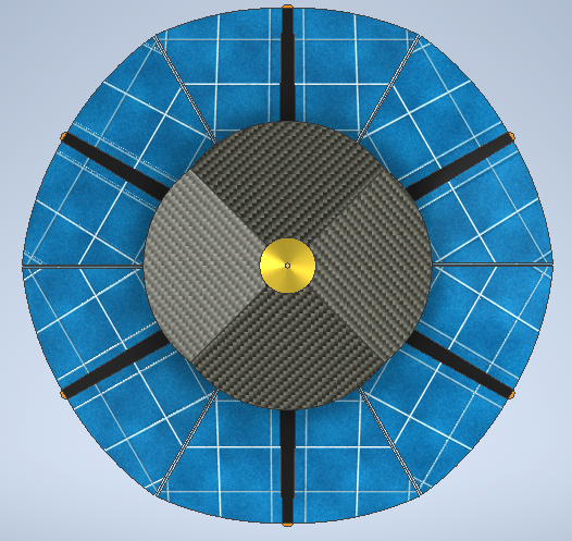 路边太阳能伞3D数模图纸+INVENTOR设计