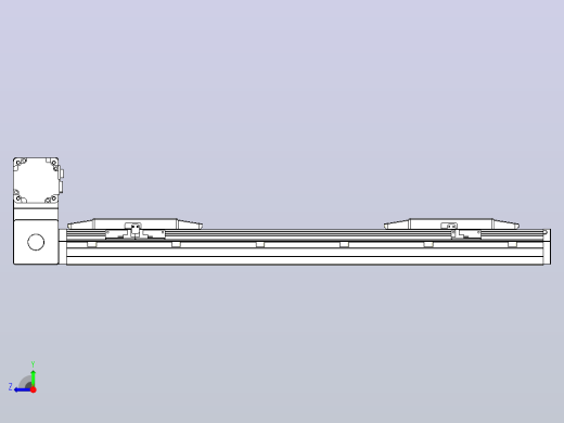 皮带直线轴双滑块型TPA-GCBS-150-P80-L150-LU-M75-N3右视缩略图