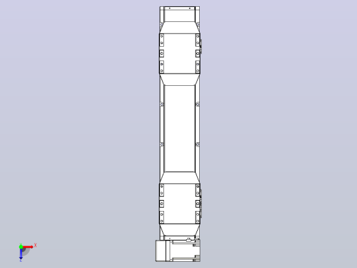 皮带直线轴双滑块型TPA-GCBS-150-P80-L150-LU-M75-N3俯视缩略图