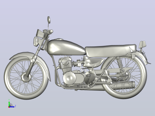 本田125_Honda 125 Asl摩托车左视缩略图