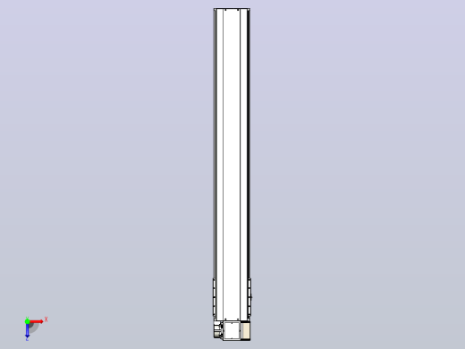 皮带直线轴半封闭可选导轨TPA-HNB-220D-176-L1500-RP-Y-P1K-N3俯视缩略图