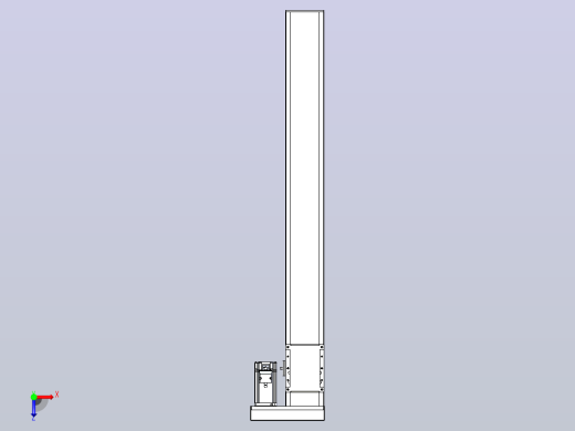 滚珠丝杠直线轴带导轨全封闭TPA-HCR-105D-1610C-L850-ML-C-P40-N3俯视缩略图
