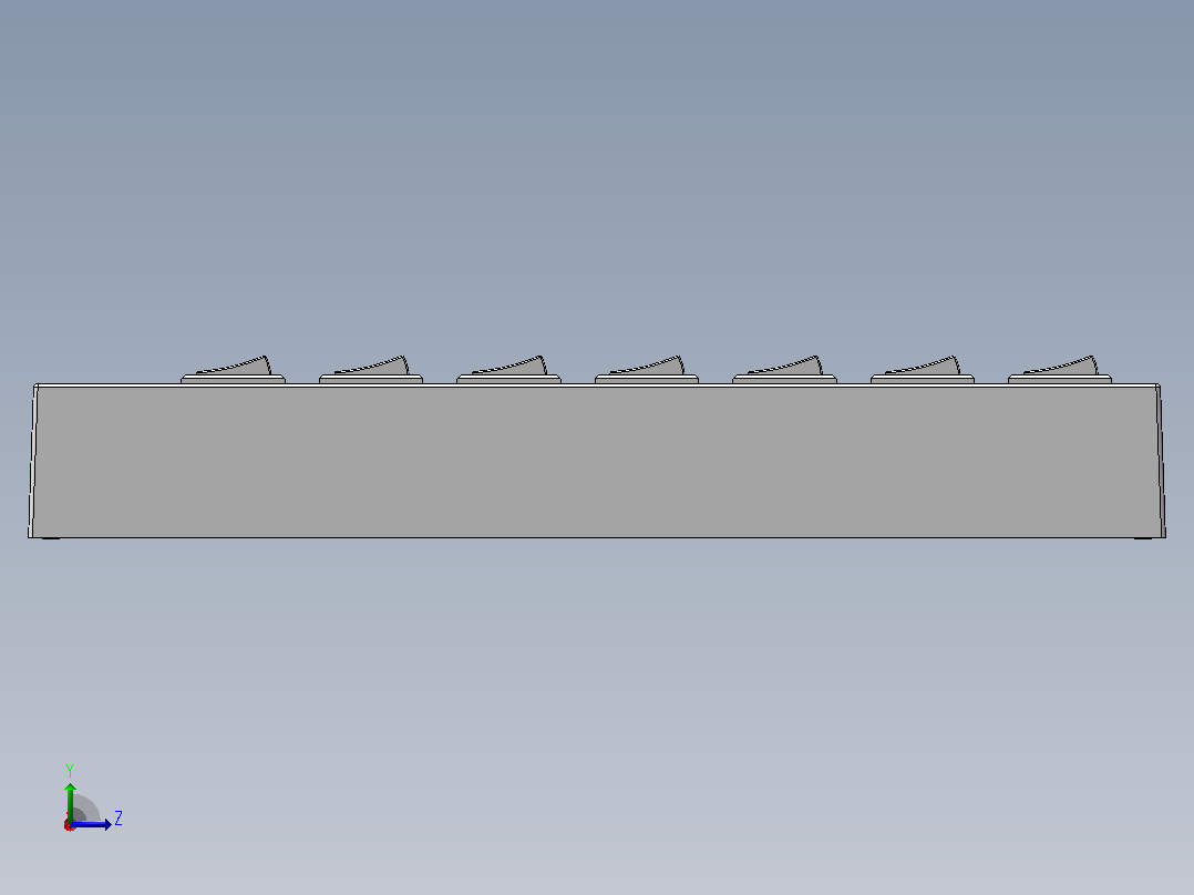 7端口（USB）高速集线器左视图