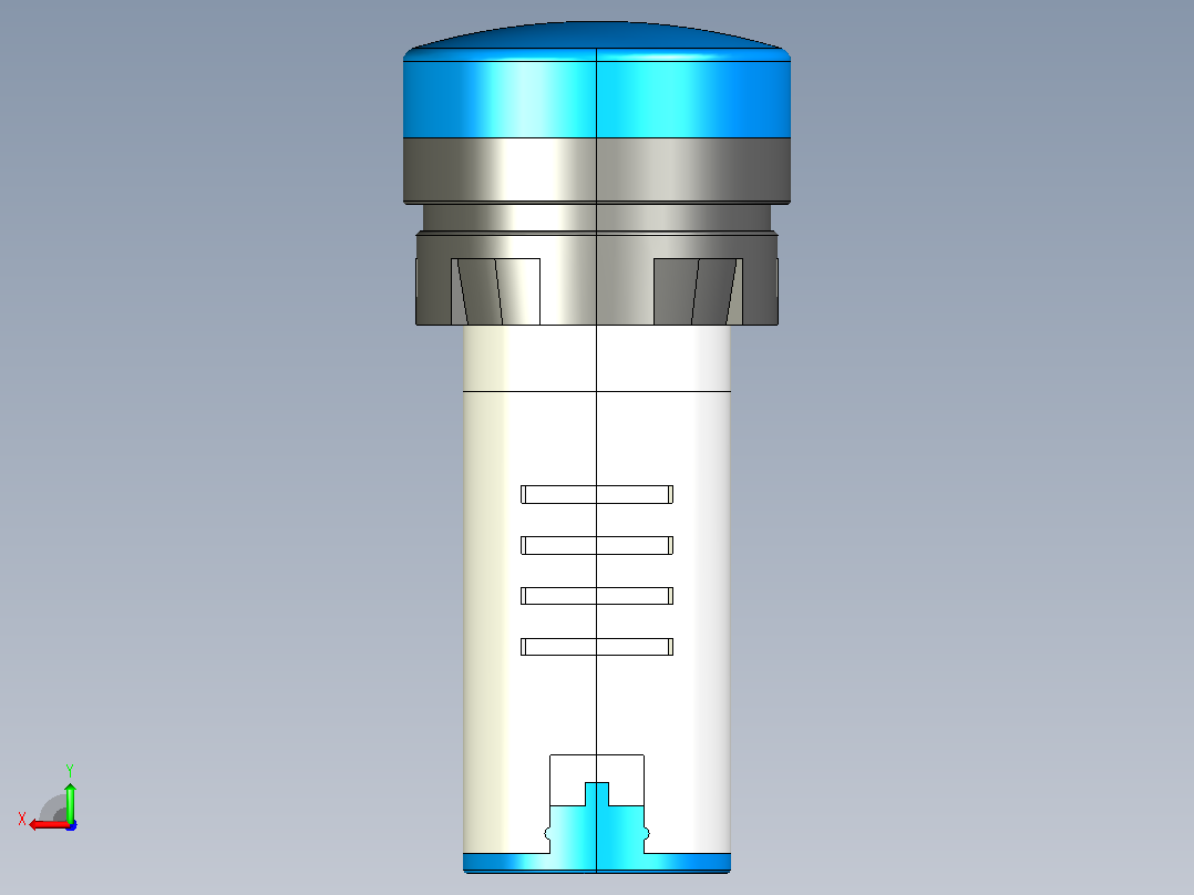 D型指示灯[AD116-22D╱B].step后视图