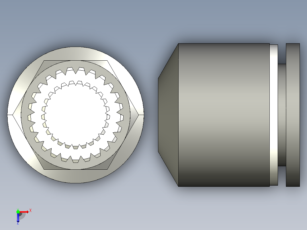 MSE-C(Mini Elbow)塑体插入式管接头[013094103] (2)俯视图
