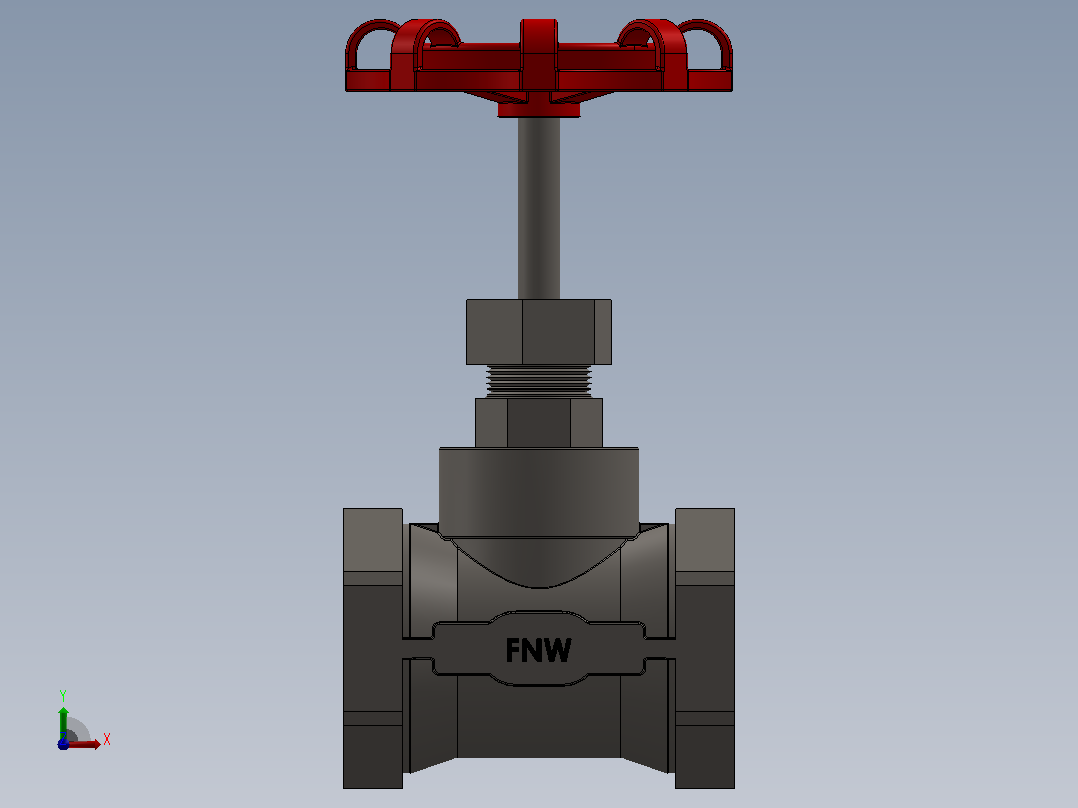 阀门、过滤器FNW-FNW17B200H前视图