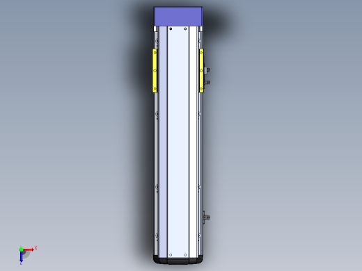丝杆半封闭 MTH10-侧装-100W[MTH10-L10-300-BM-M100W-C2-P]丝杆滑台模组三菱电机俯视缩略图