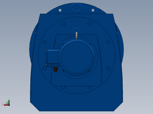 RF147R87法兰轴伸式组合型斜齿轮减速机RF147R87-Y2.2-4P-100-M1-0°-Φ450后视缩略图