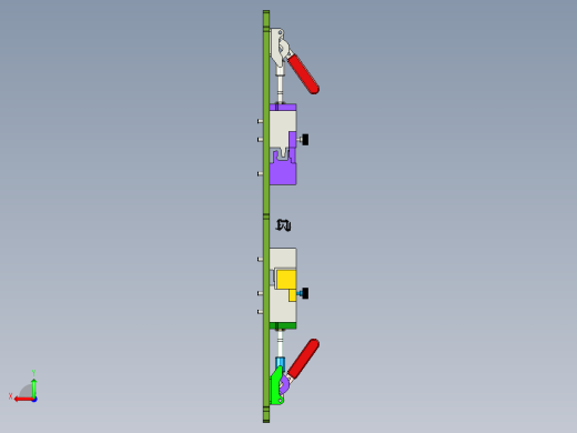 橡胶条手动简易切边工装step后视缩略图