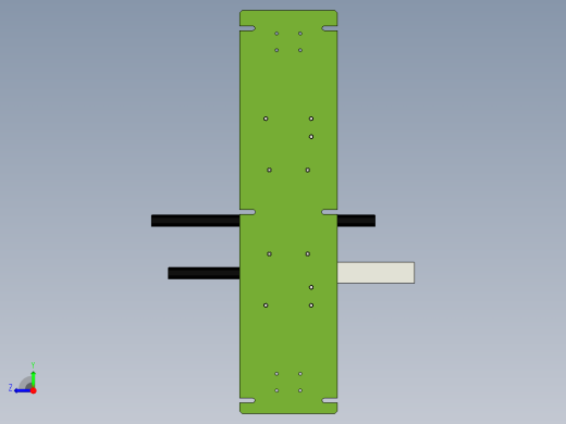 橡胶条手动简易切边工装step右视缩略图