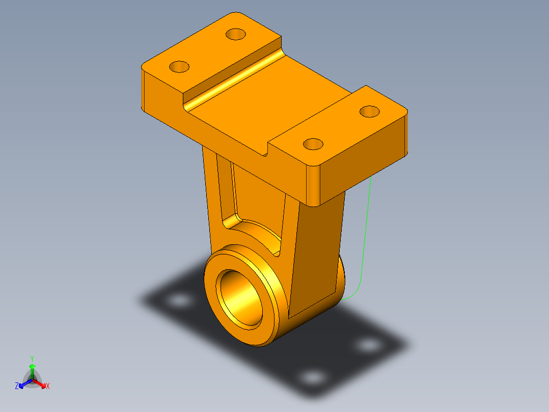 滑轮组模型与工程图主视图