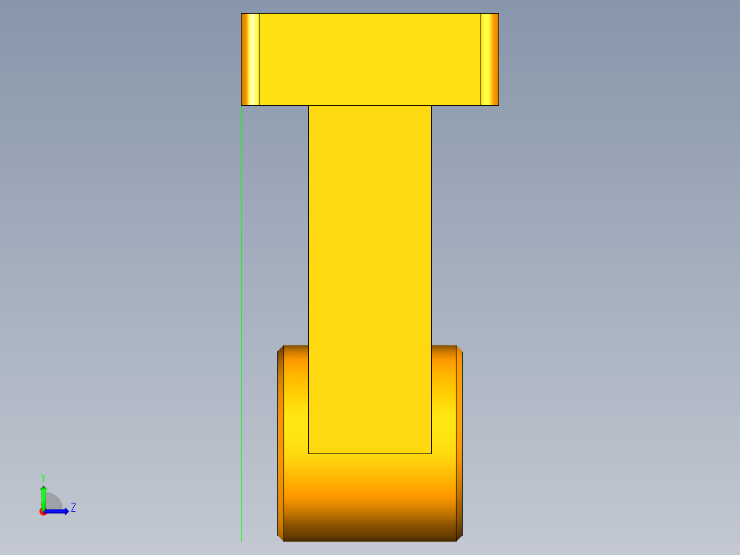 滑轮组模型与工程图左视图