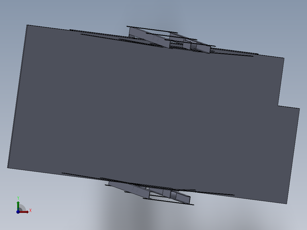 升降平台简易前视图