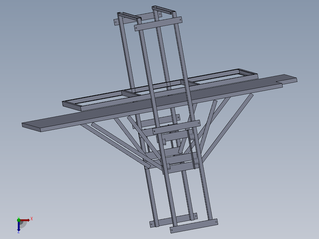 升降平台简易俯视图