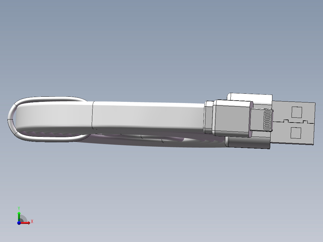 iPhone5数据线前视图