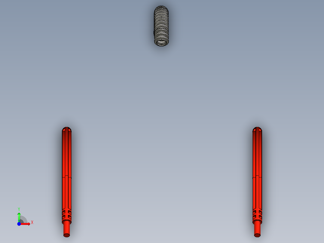 机场救援车拼装玩具模型3D图纸 Inventor设计 附STP格式(1)前视图