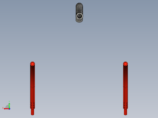机场救援车拼装玩具模型3D图纸 Inventor设计 附STP格式(1)后视缩略图