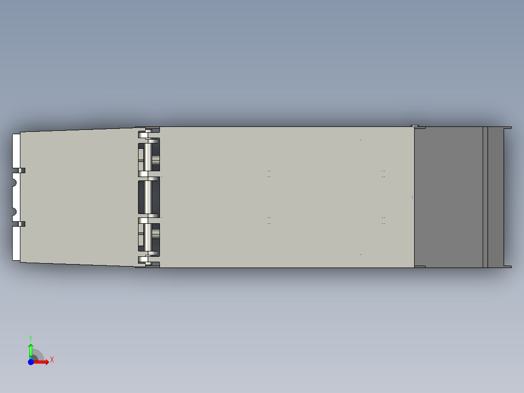 液压支架的设计及有限元分析（毕业设计含proe文件）前视图