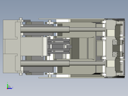 液压支架的设计及有限元分析（毕业设计含proe文件）左视缩略图