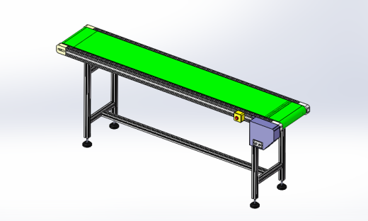 2款型材皮带输送线3d图纸 动力输送机全套3d图 +说明缩略图